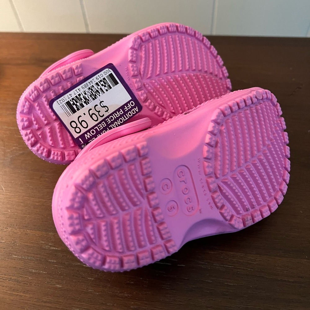 Toddler Girls Pink Crocs